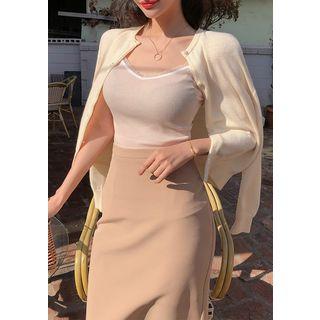 Lace-trim Cotton Camisole Top