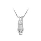 Fashion Cat Pendant With Necklace