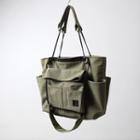 Multi-pocket Carryall Tote - Khaki Khaki - One Size