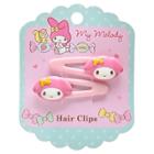 Daniel & Co. - Sanrio My Melody Mascot Hair Clip 2-piece Set 1 Pc