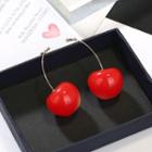 Acrylic Cherry Dangle Earring As Shown In Figure - One Size