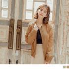 Satin Bomber Jacket