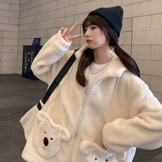 Koala Fleece Zip-up Hoodie