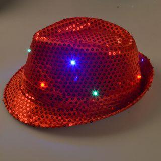 Sequined Led Fedora