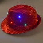 Sequined Led Fedora
