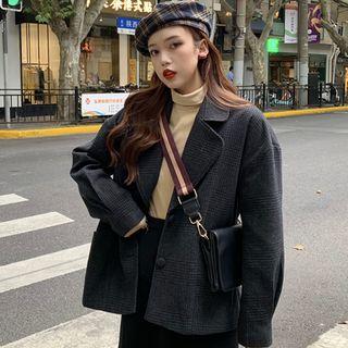 Plaid Oversize Blazer