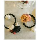 Appliqu  Faux-pearl Hair Tie