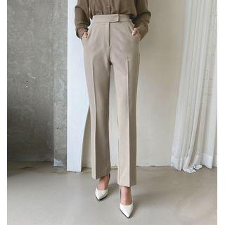 High-rise Straight-leg Pants