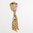 Monster Print Silk Scarf Monster - Yellow - One Size
