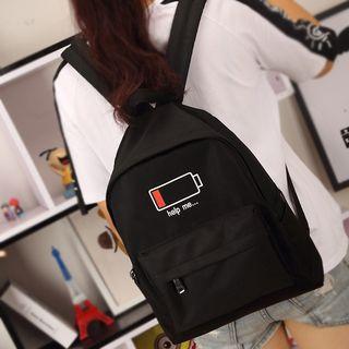 Battery Print Backpack