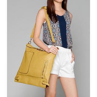 Buckled Tote Yellow - One Size
