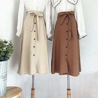 High Waist Bow Skirt