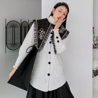 Collared Quilted Coat