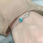 Faux Crystal Mermaid Bracelet 1 Pc - As Shown In Figure - One Size