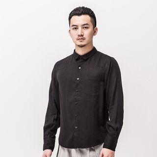 Long-sleeved Pocket Shirt