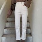 High-waist Loose-fit Skinny Jeans