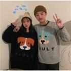 Couple Matching Dog Jacquard Sweater