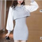 Set: Crop Hoodie + Mini Tank Dress