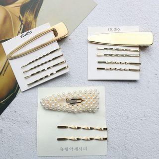 Set: Alloy Hair Clip / Hair Pin (assorted Designs)