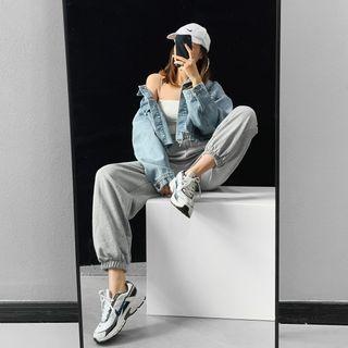 Elastic High-waist Loose-fit Sweatpants In 4 Colors