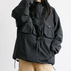 Pocketed Drawstring Pullover