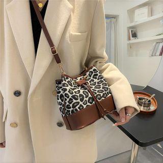 Leopard Bucket Bag