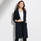 Plain 3/4-sleeve Loose-fit Light Jacket