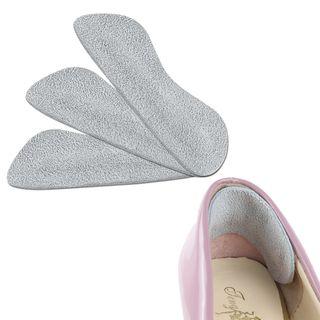 Genuine Leather Heel Shields Gray - One Size