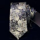 Printed Necktie / Set: Bow Tie + Pocket Square + Boutonni Re / Necktie + Bow Tie + Pocket Square + Cuff Links + Tie Clip