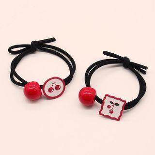 Cherry Pendant Hair Tie