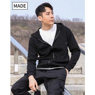 Monotone Zip-up Hoodie