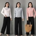 Set: Traditional Chinese Long-sleeve Top + Pants