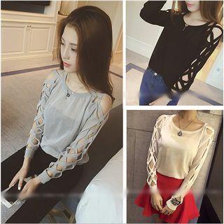 Cross Sleeve Top