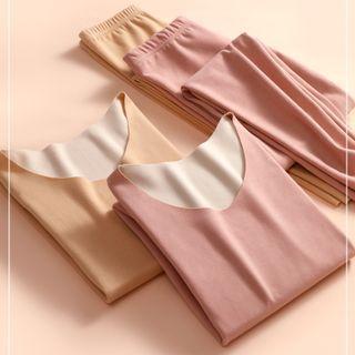 Long-sleeve Thermal Top / Leggings / Set