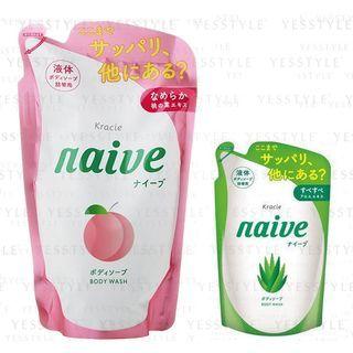 Kracie - Naive Body Wash Refill 380ml - 2 Types