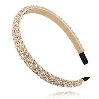 Fishing Line & Crystal Headband