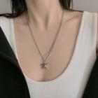 Couple Matching Star Pendant Necklace As Shown In Figure - One Size