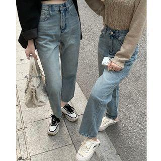 Straight-leg Cropped Jeans / Full Length Jeans (various Designs)