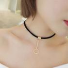 Ring Pendant Choker