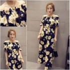 Floral Print Off-shoulder Jumpsuit