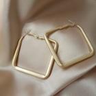 Geometric Hoop Earring 1 Pair - As Shown In Figure - One Size