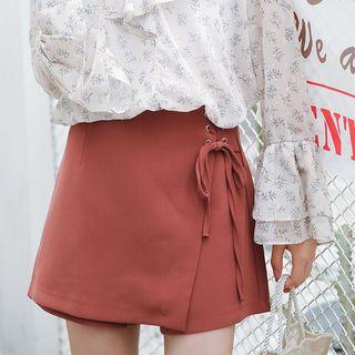 Lace-up Skort