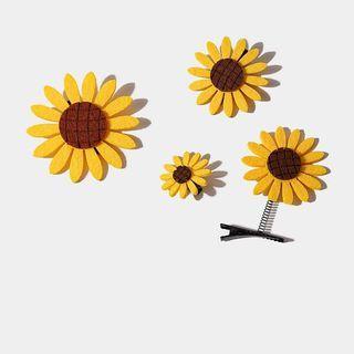 Sunflower Hair Clip (various Designs)