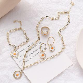 Floral Necklace / Bracelet / Ring / Dangle Earring