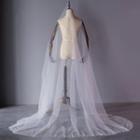 Wedding Faux Pearl Veil Veil - White - 300cm X 300cm