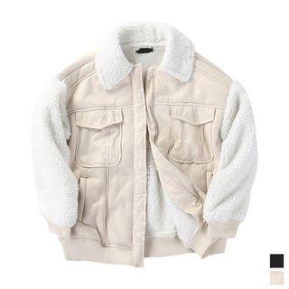 Faux-shearling Loose-fit Jacket