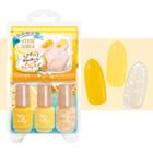 Lucky Trendy - Bw Nail Cockail Vivid Soda Nail (lemon Squash) 1 Set