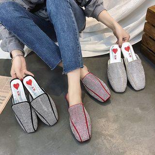 Rhinestone Slide Flats