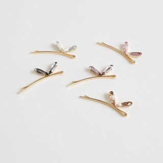 Rhinestone Rabbit Ear Hair Pin