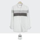 Contrast-trim Dress Shirt